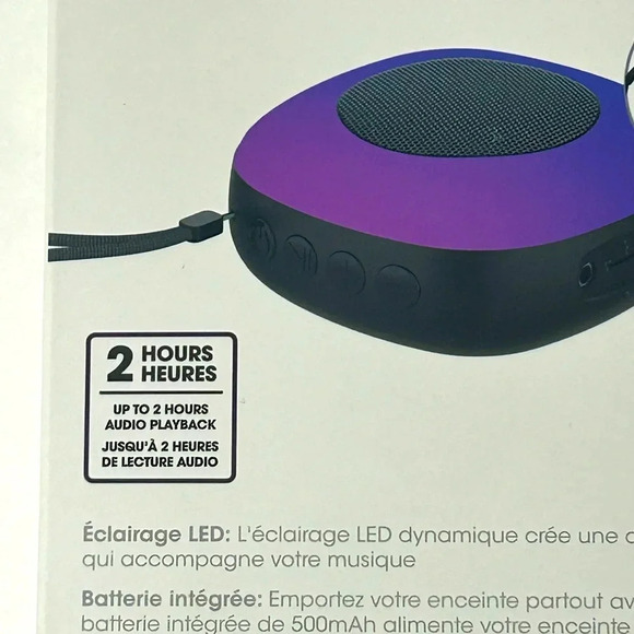 COPY - Biogenik - Portable Bluetooth Speaker w/ LED Lighting - BNIB ššµ - Picture 5 of 7